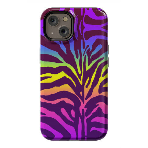 Rainbow Zebra Phone Case